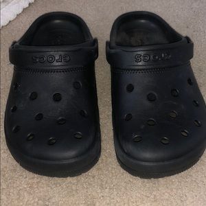 black crocs!